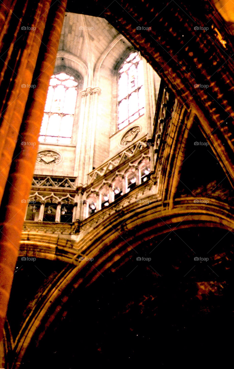 church stone cathedral barcelona by squishypie