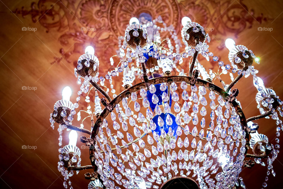 Shining chandelier
