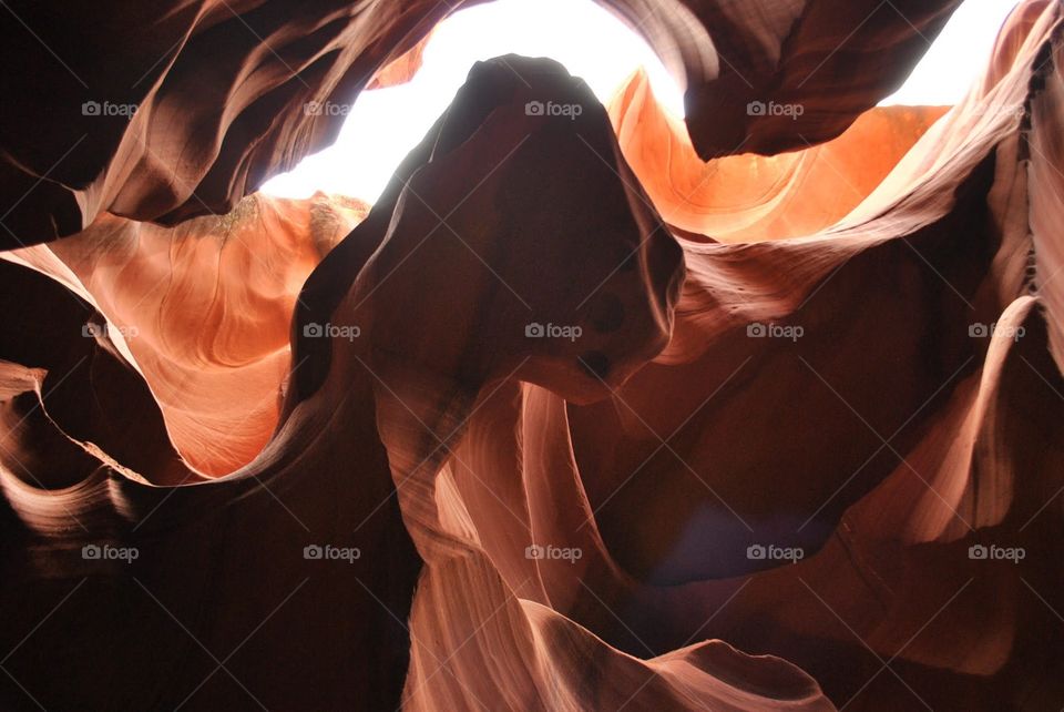 Waves in canyon