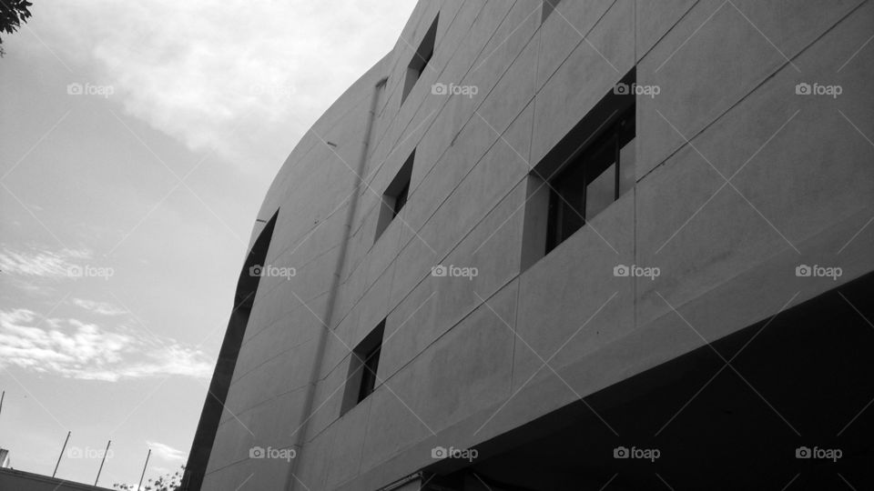 Building - B&W. my office building