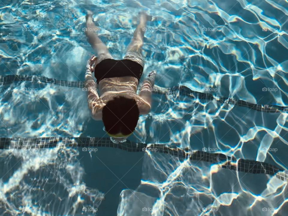 Playing in the pool