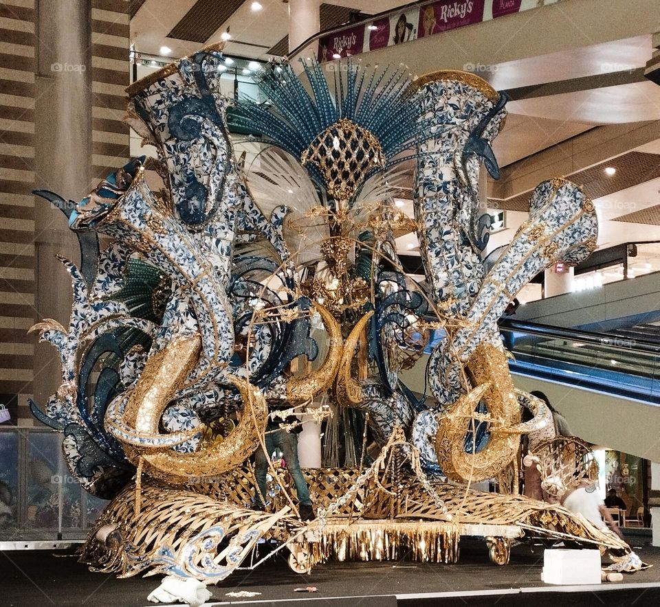 handmade carnival float