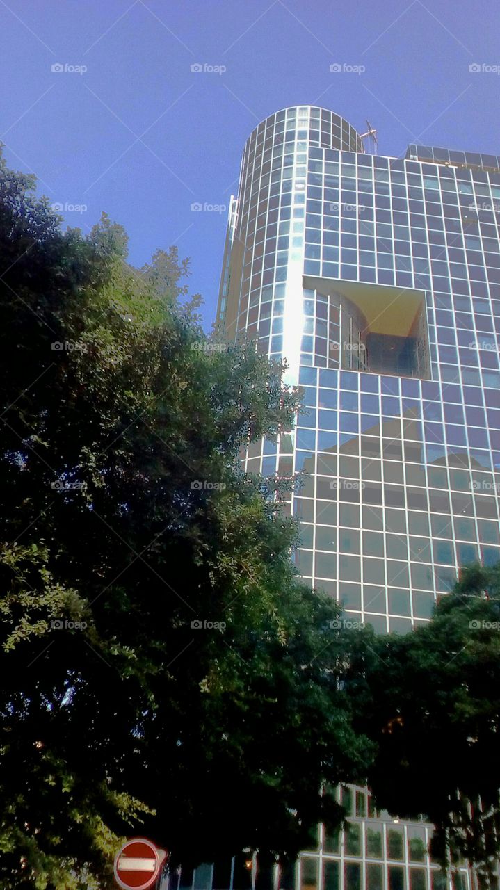 Skyscraper in Rothschild street in
Tel Aviv city