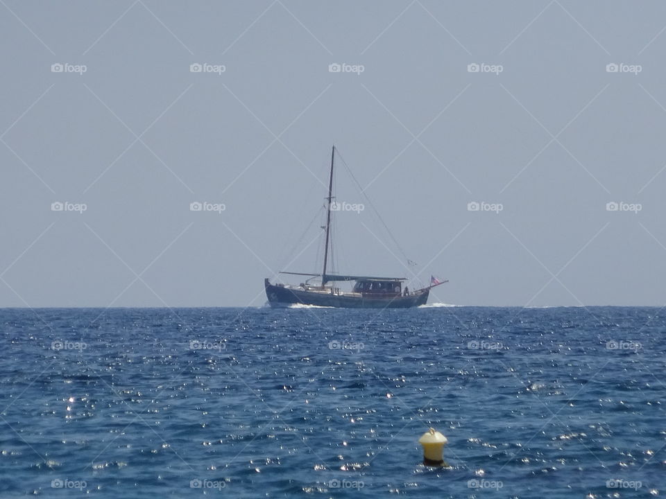 Sailing Greece. Sailing yacht in Greece