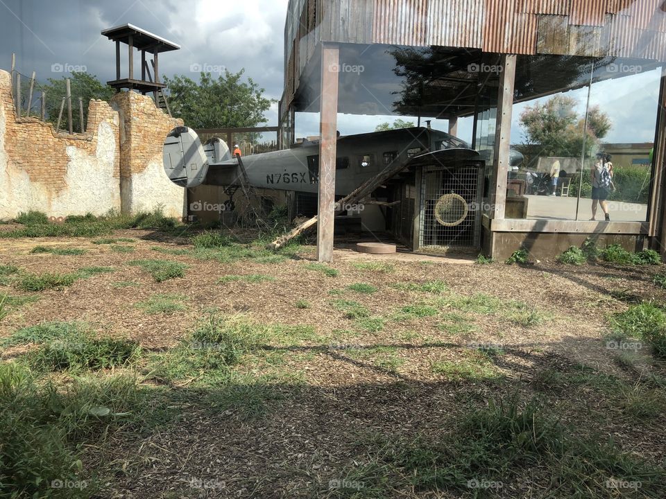 Propeller Plane Crash Landing