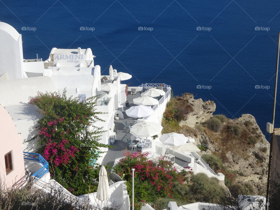 .view of Santorini