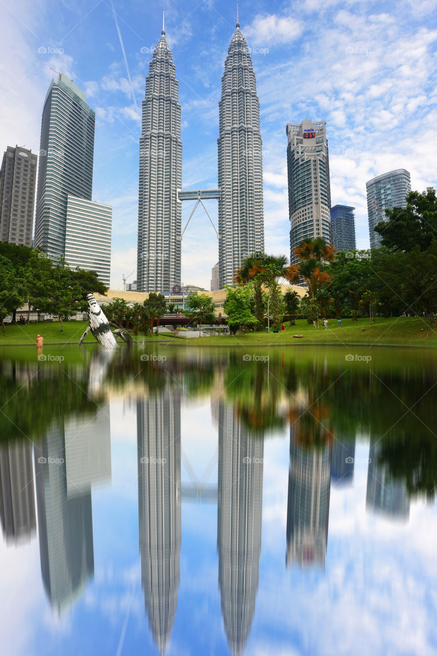 Reflections of Kuala Lumpur City Centre, Malaysia
