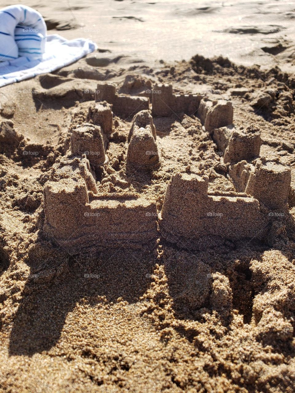 sandcastle at the beach