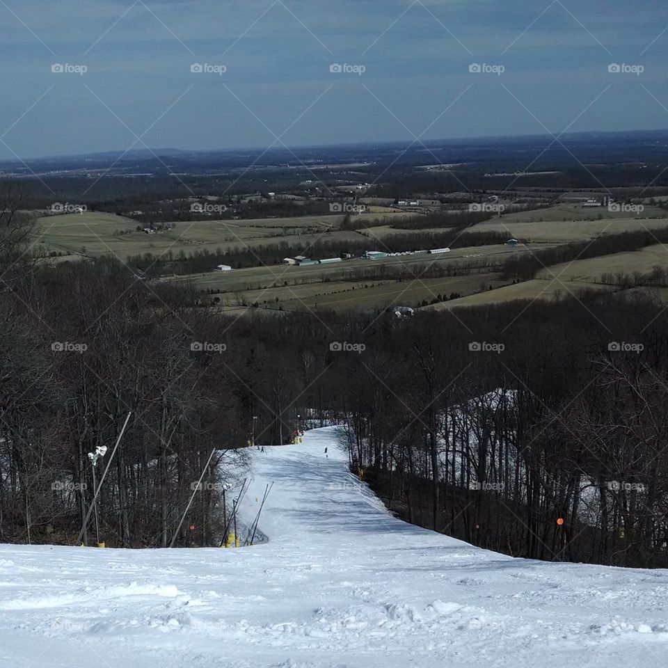 spring skiing at liberty