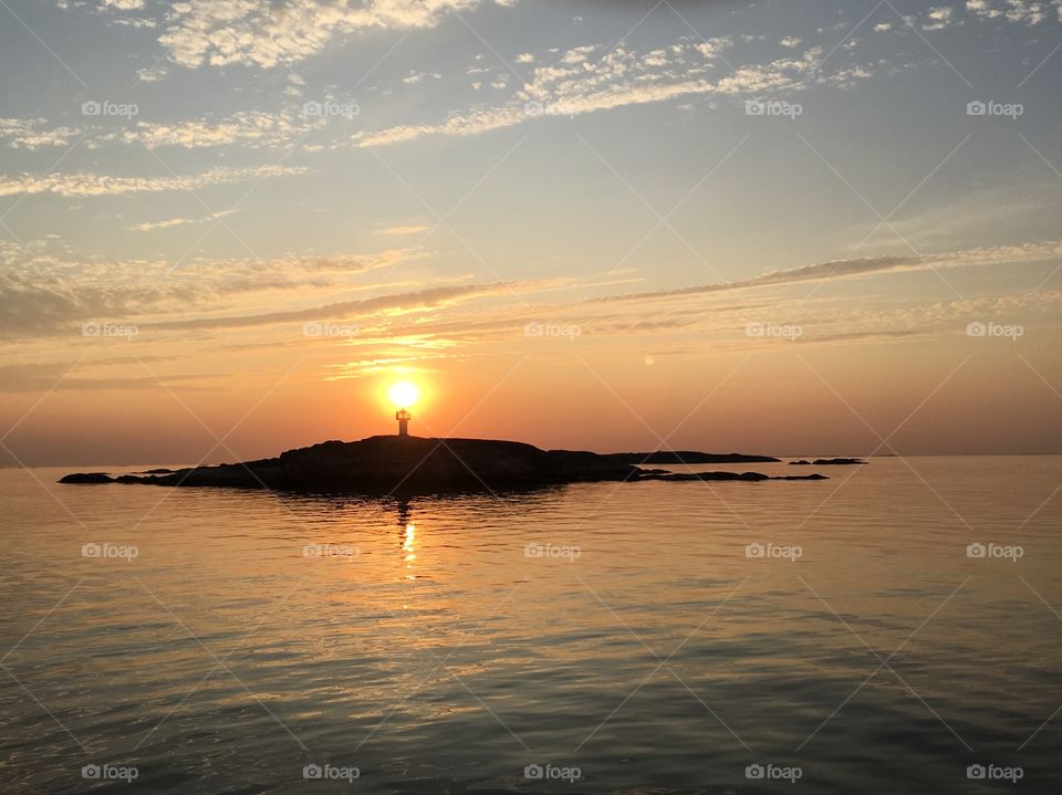 Sunset Koster Island