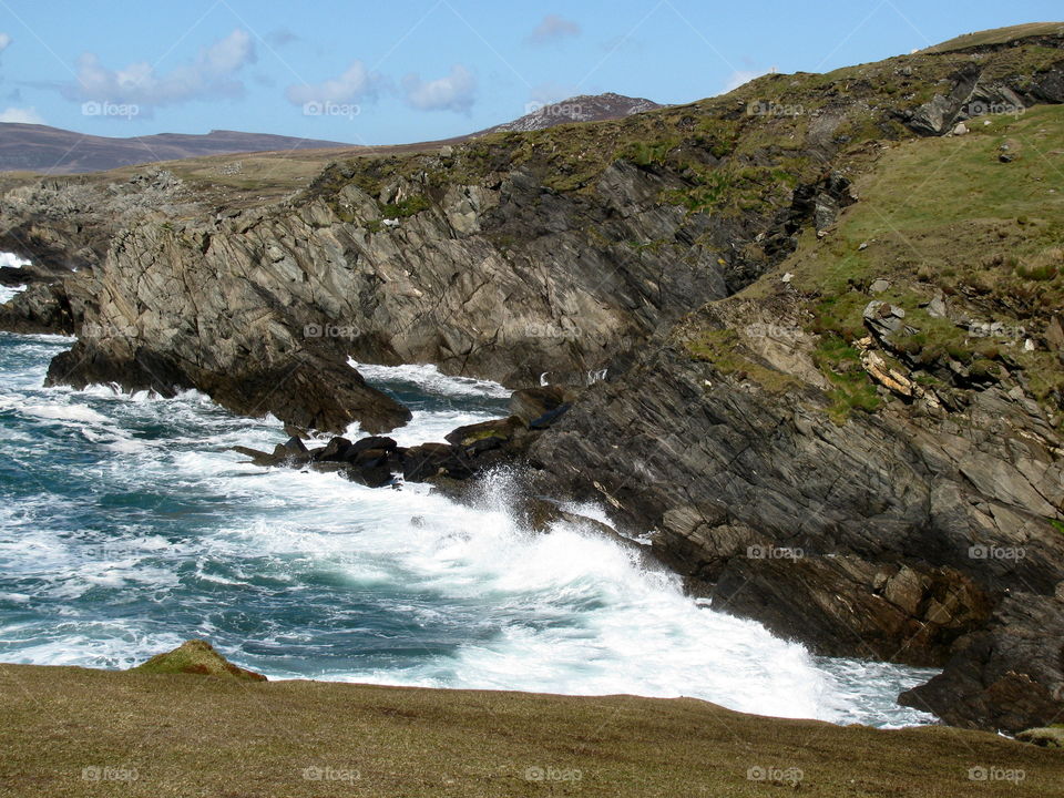 Scenic view of a sea against sky