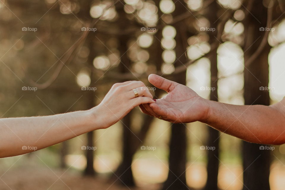 hands of a couple