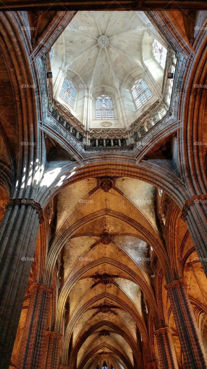 Church, Cathedral, Religion, Architecture, Ceiling