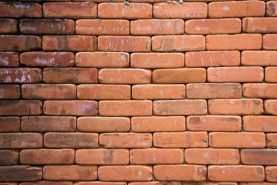 Red Brick wall background 