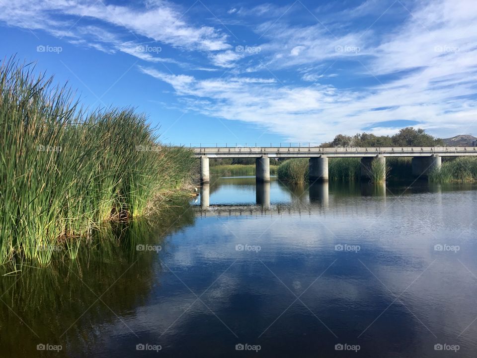 Bridge & Cloud Reflections 