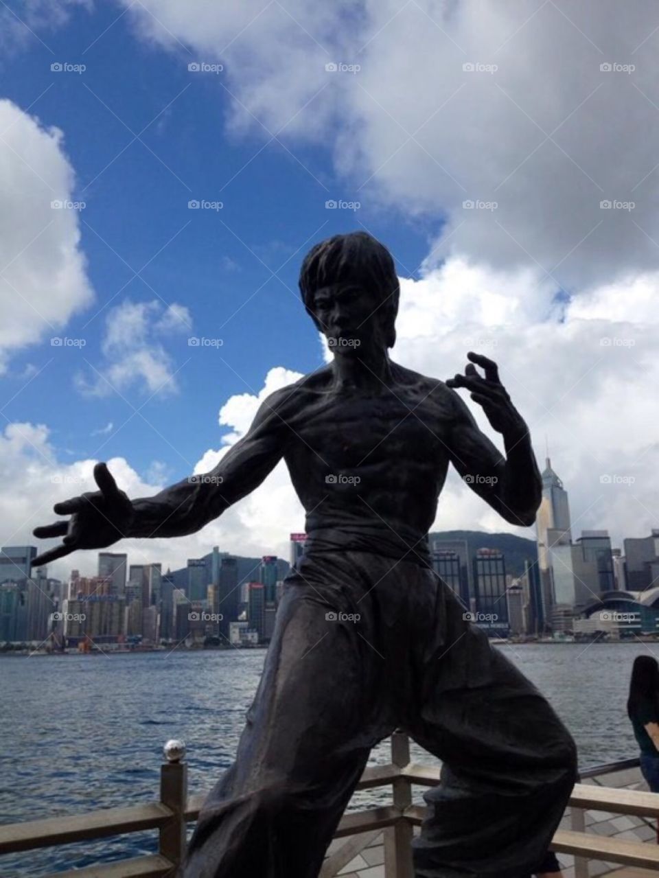 Bruce Lee Statue Hong Kong