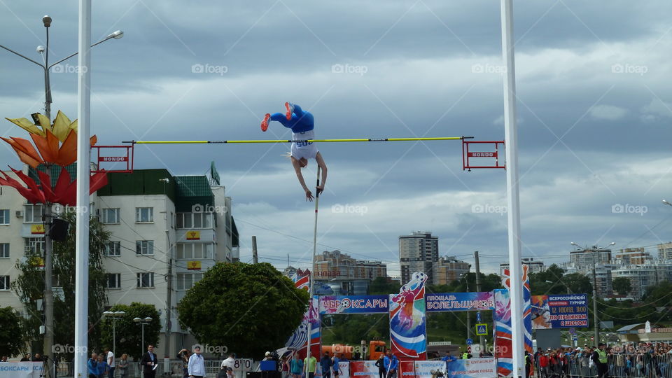 прыжок с шестом