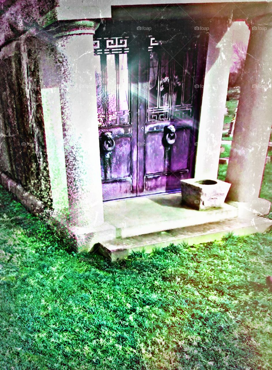 crypt at local cemetery. Lancaster ky