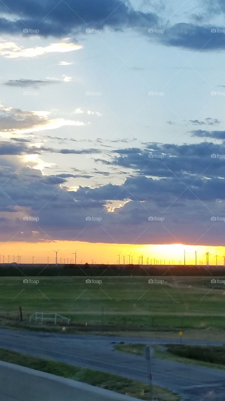 Texas sunset