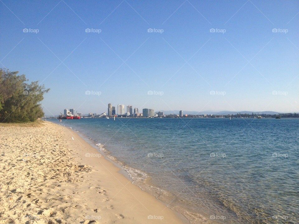 Broadwater view from the Spit