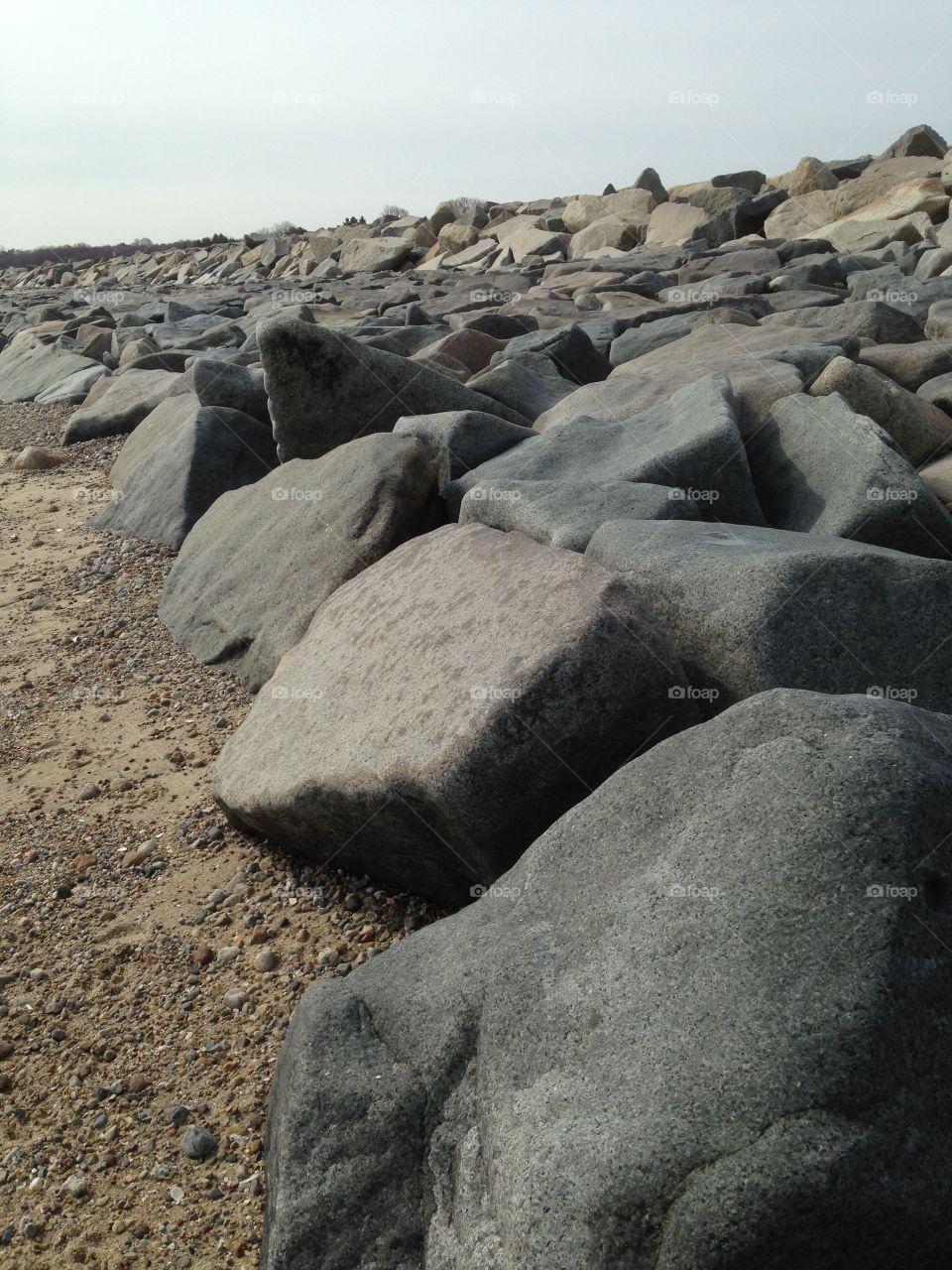 Rocks. Beach 