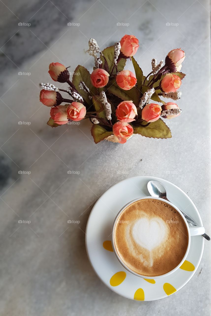 Coffee serene moment