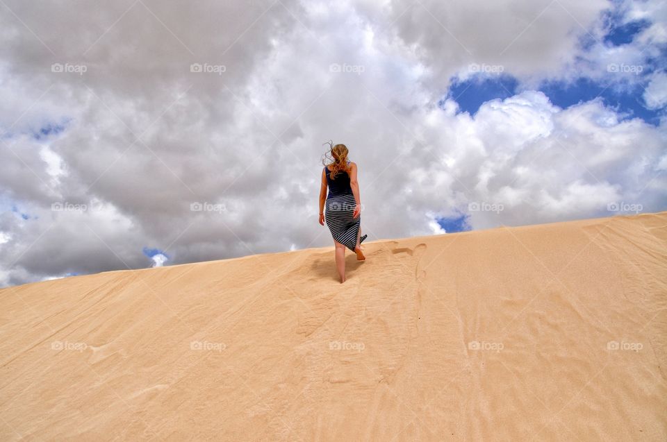 adventures in sandy dunes of corralejo, fuerteventura canary island in spain