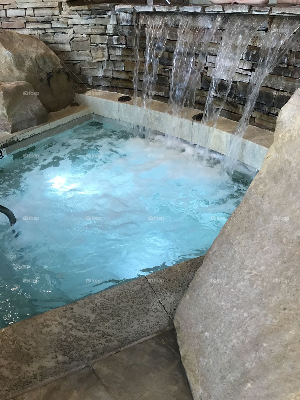 Pool and Spa Waterfall