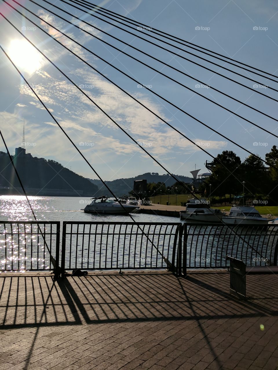 Sunny Day River Walk