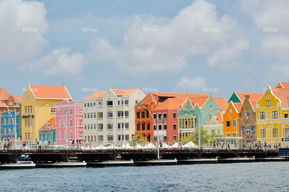 Colorful Caribbean city