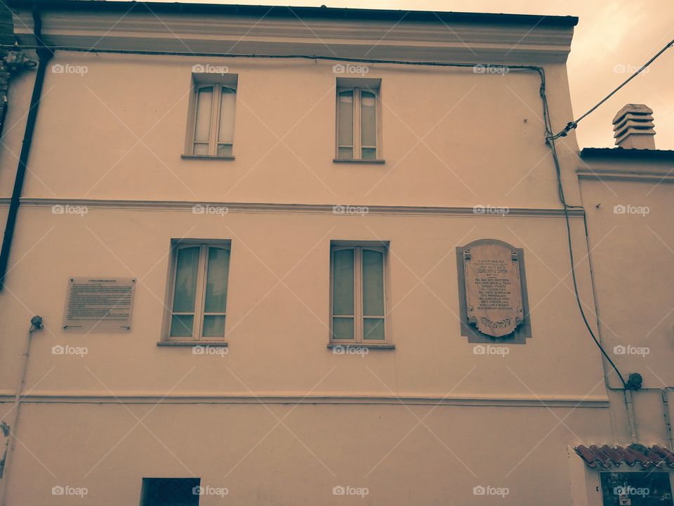 House of Sebastiano Satta, poet (1867 - 1914)