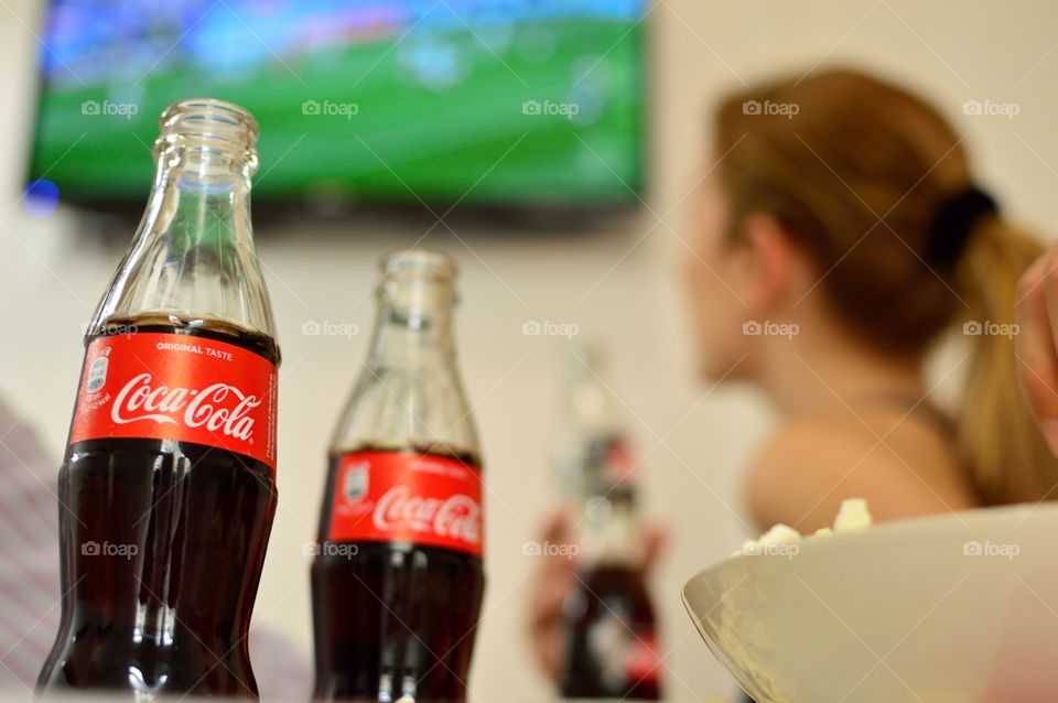 two bottle of Coca-cola