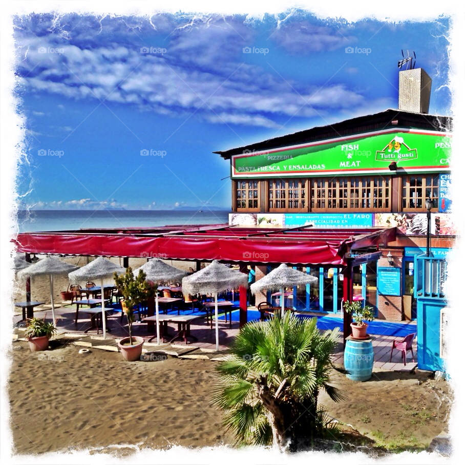 beach sun town place by servipress