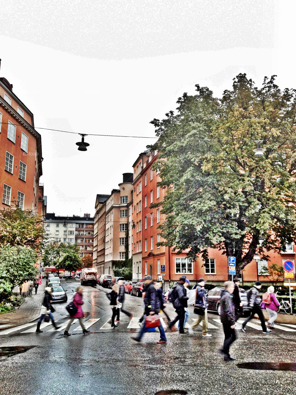 street city people stockholm by piaktw