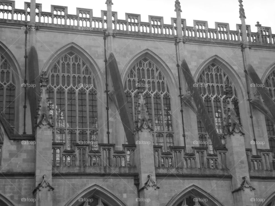 Bath Cathedral. bus tour in Bath, England