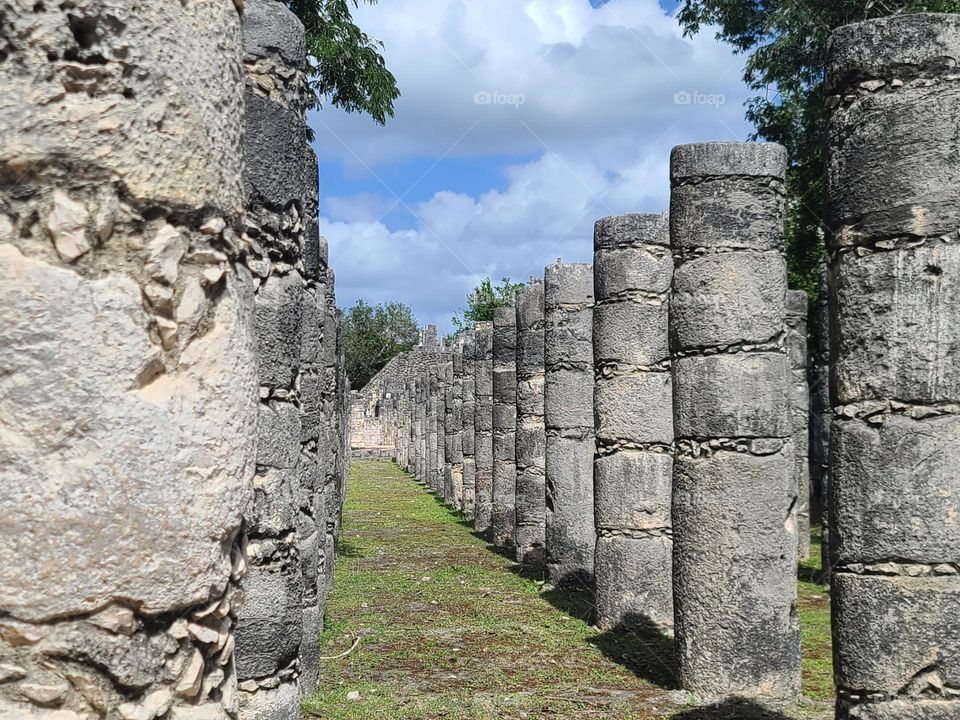 Part of the Chichén Itzá Park in Mexico