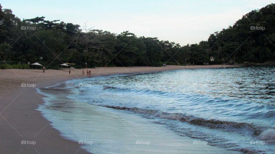 praia em Ubatuba SP Brasil