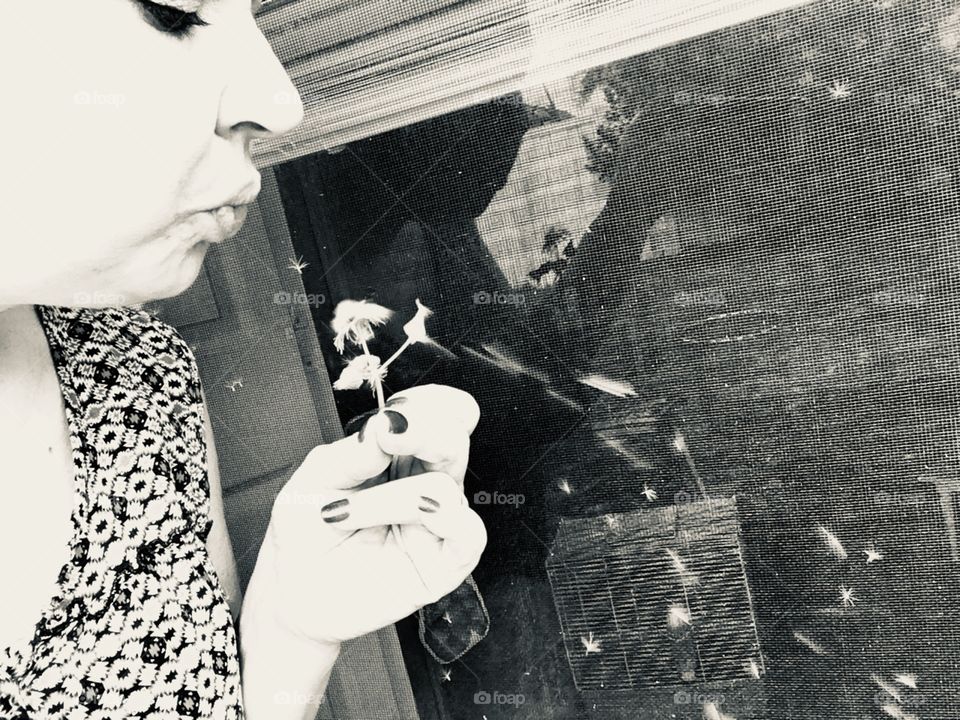 Close your eyes, count to ten, make a wish then blow