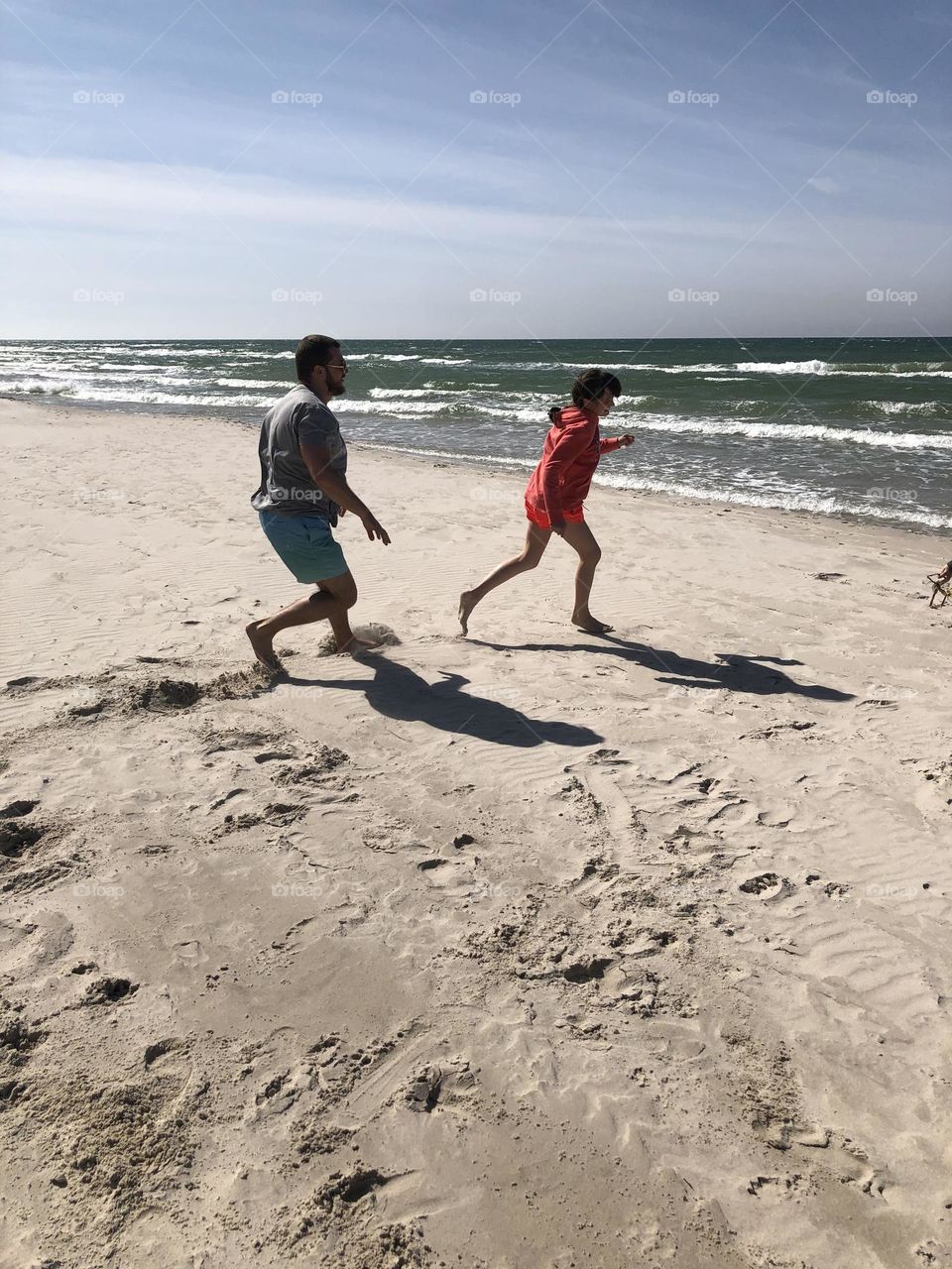 Having fun on the beach 🏖