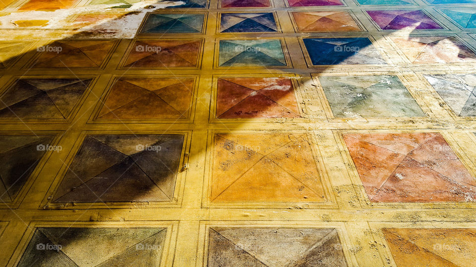 Painting on a wall in Verona in Italy