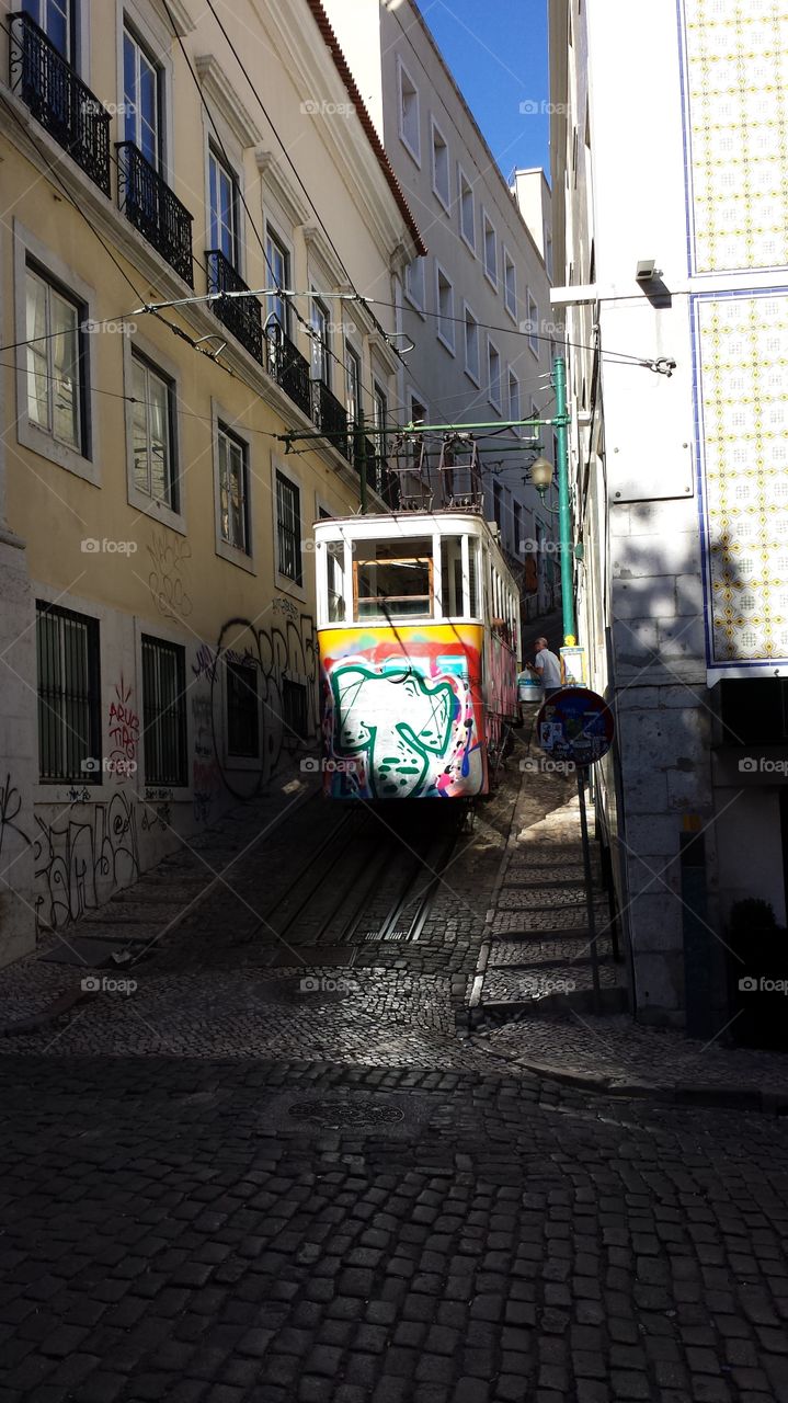 tram in lisbon