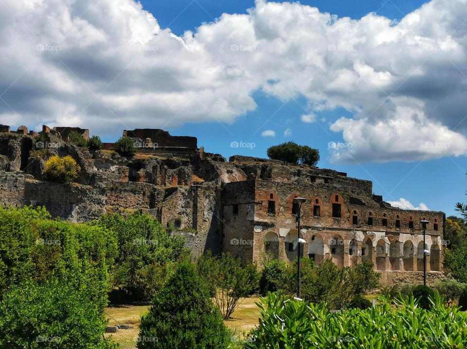 Ruins of Pompeii, Italy.