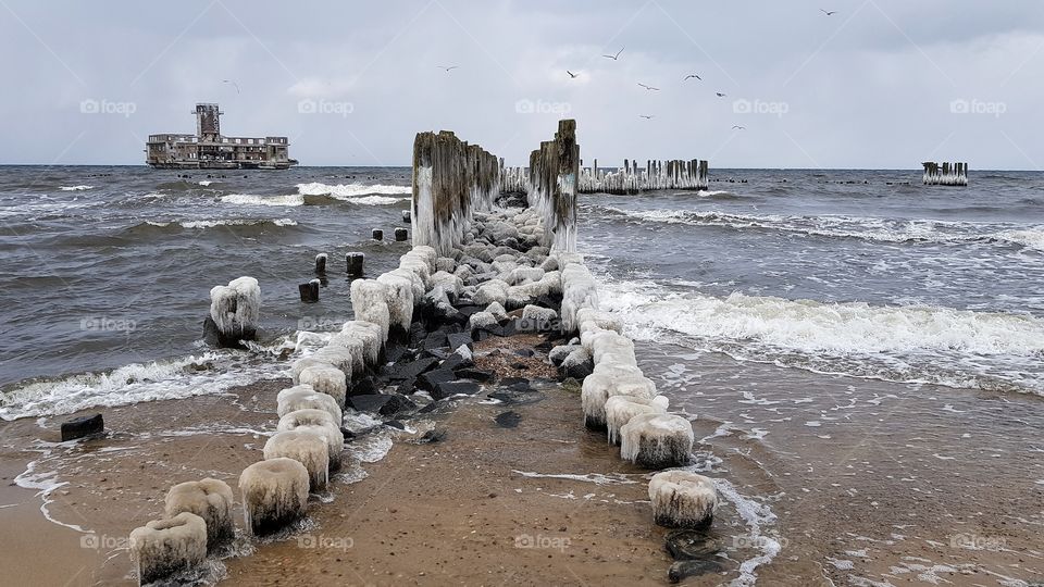 Water, Beach, Sea, Seashore, No Person