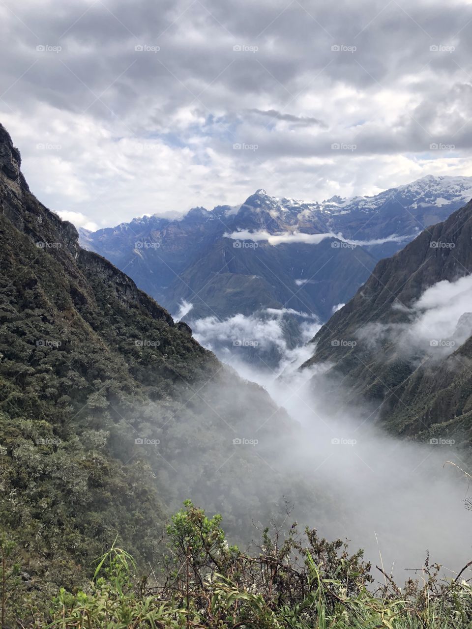 Peru Mountains front the Inca Trail 