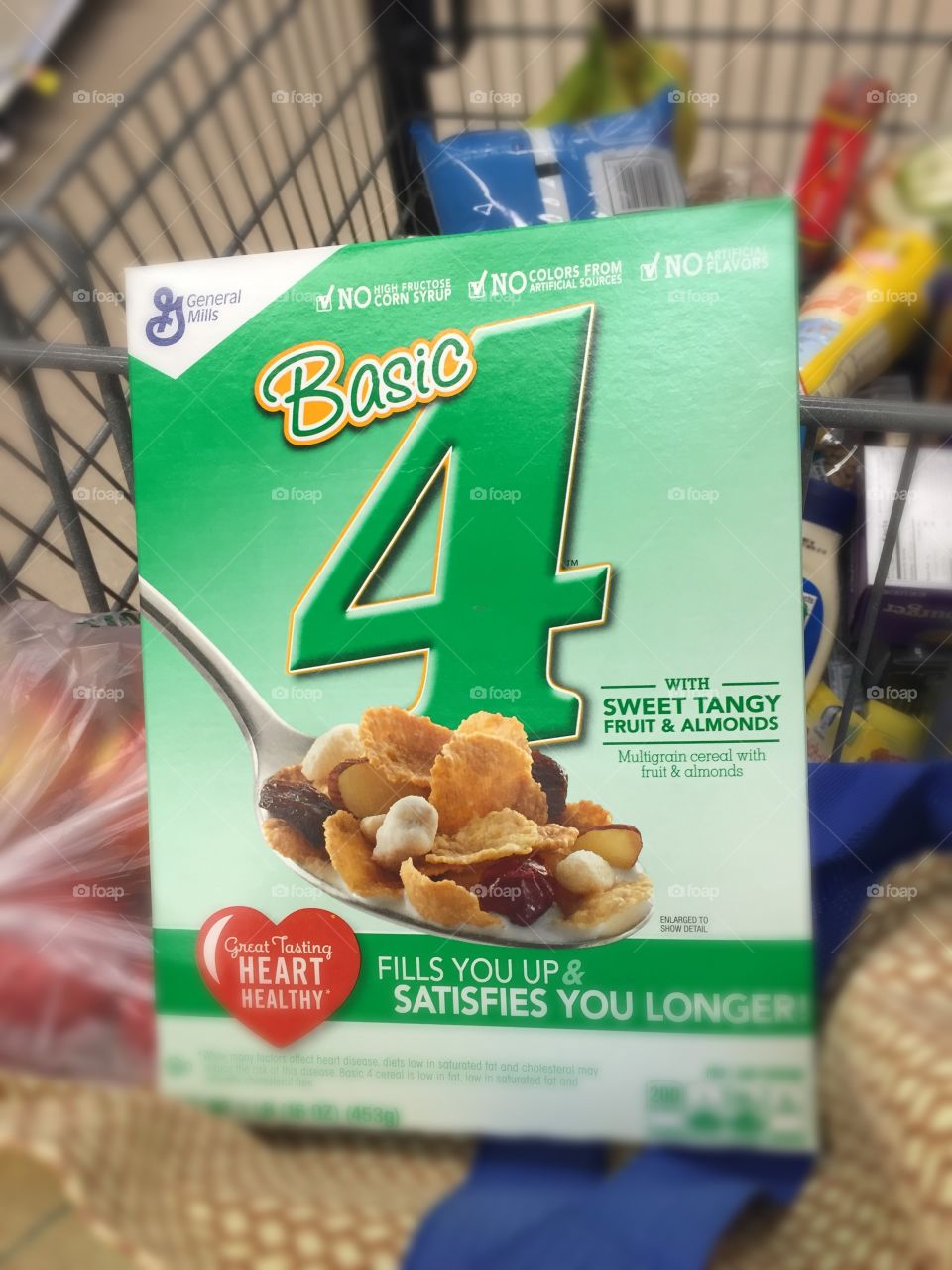 Basic 4 cereal in cart