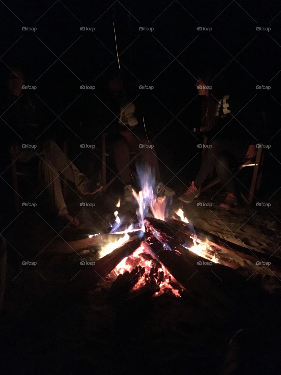 Bonfire in Africa 