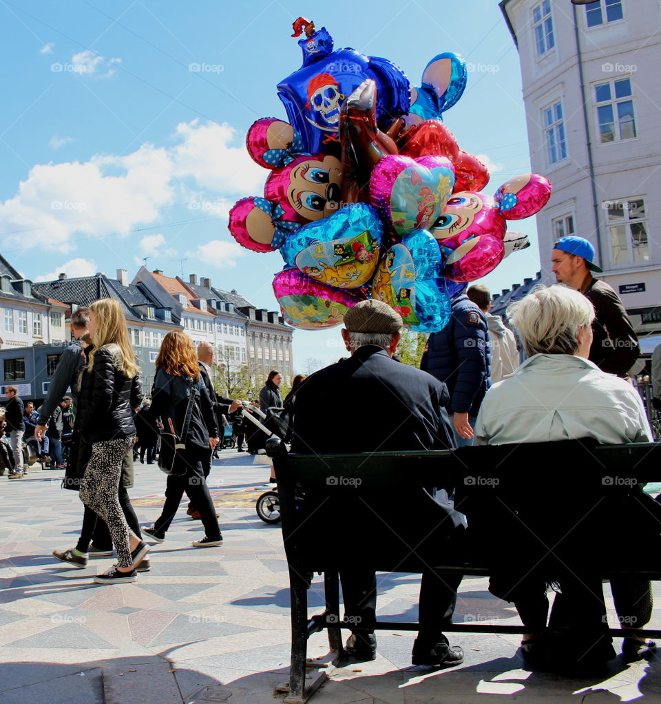 Balloons in Copenhagen.. Balloons in Copenhagen.