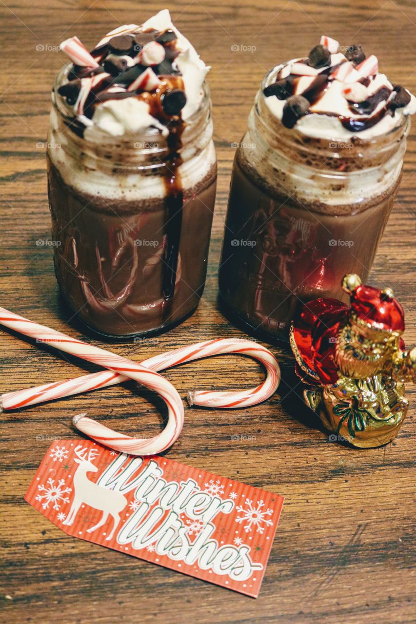 Candy Cane Hot Chocolate