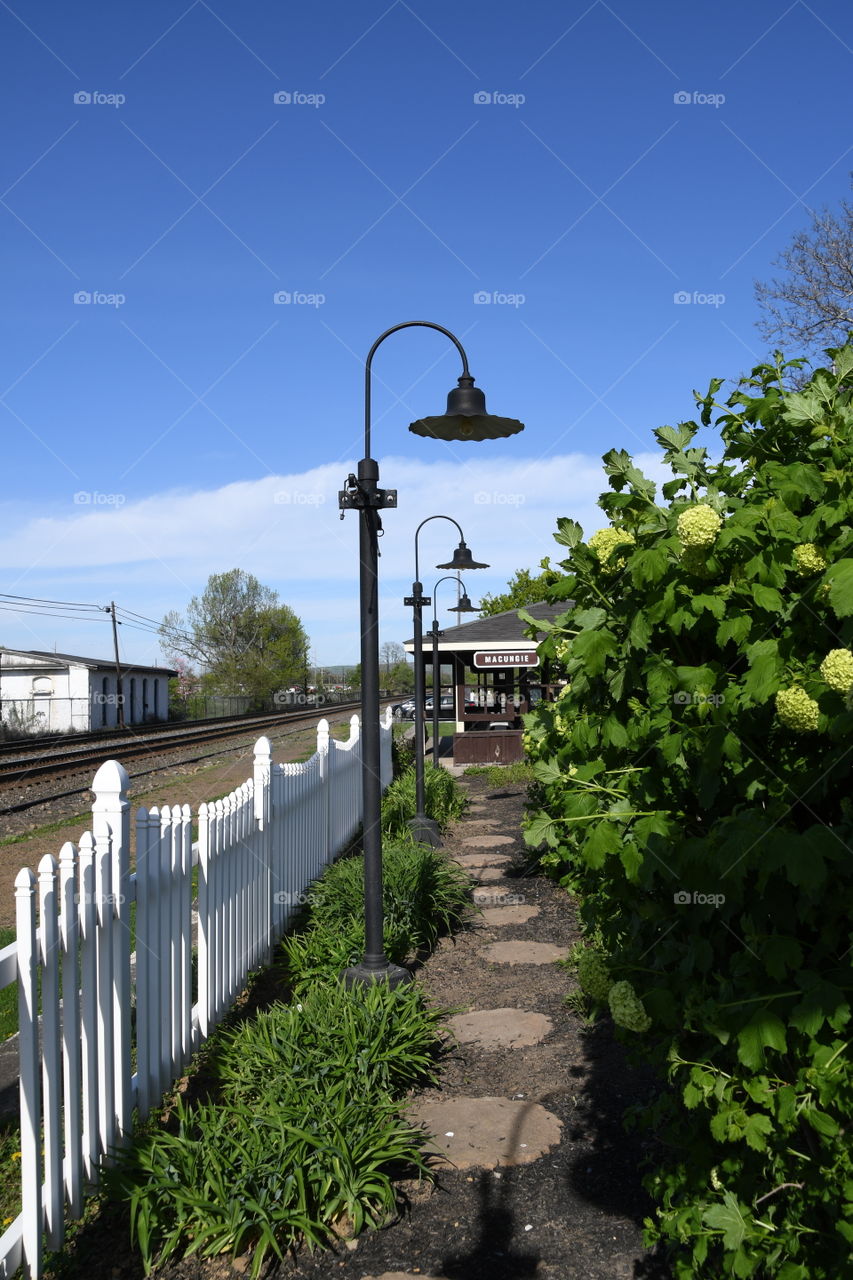 train station scene