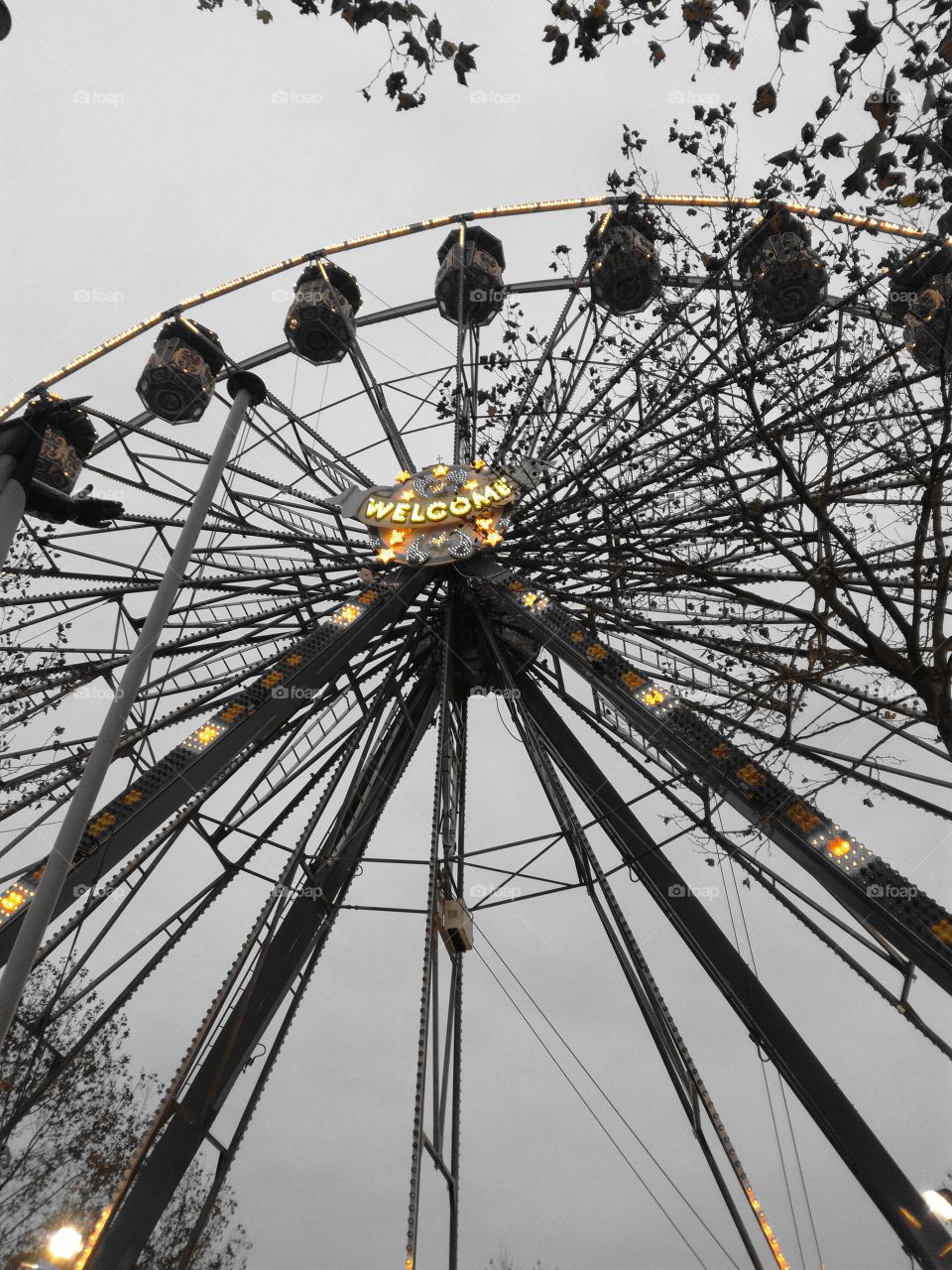 grande roue, manège